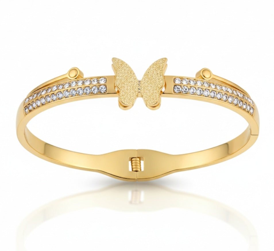 Glams Butterfly Bangle