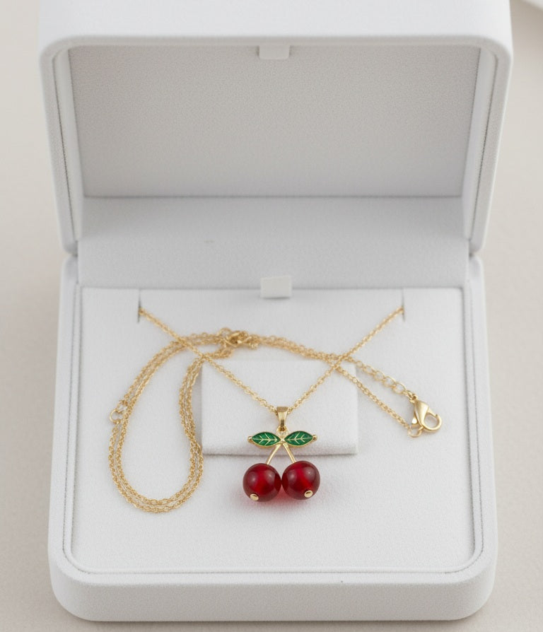 Glams Cherry Necklace