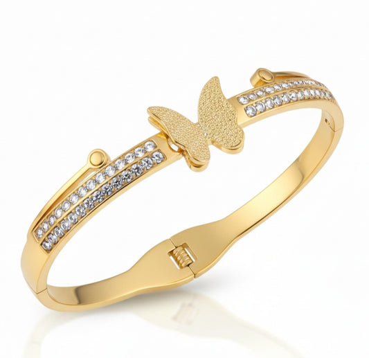 Glams Butterfly Bangle