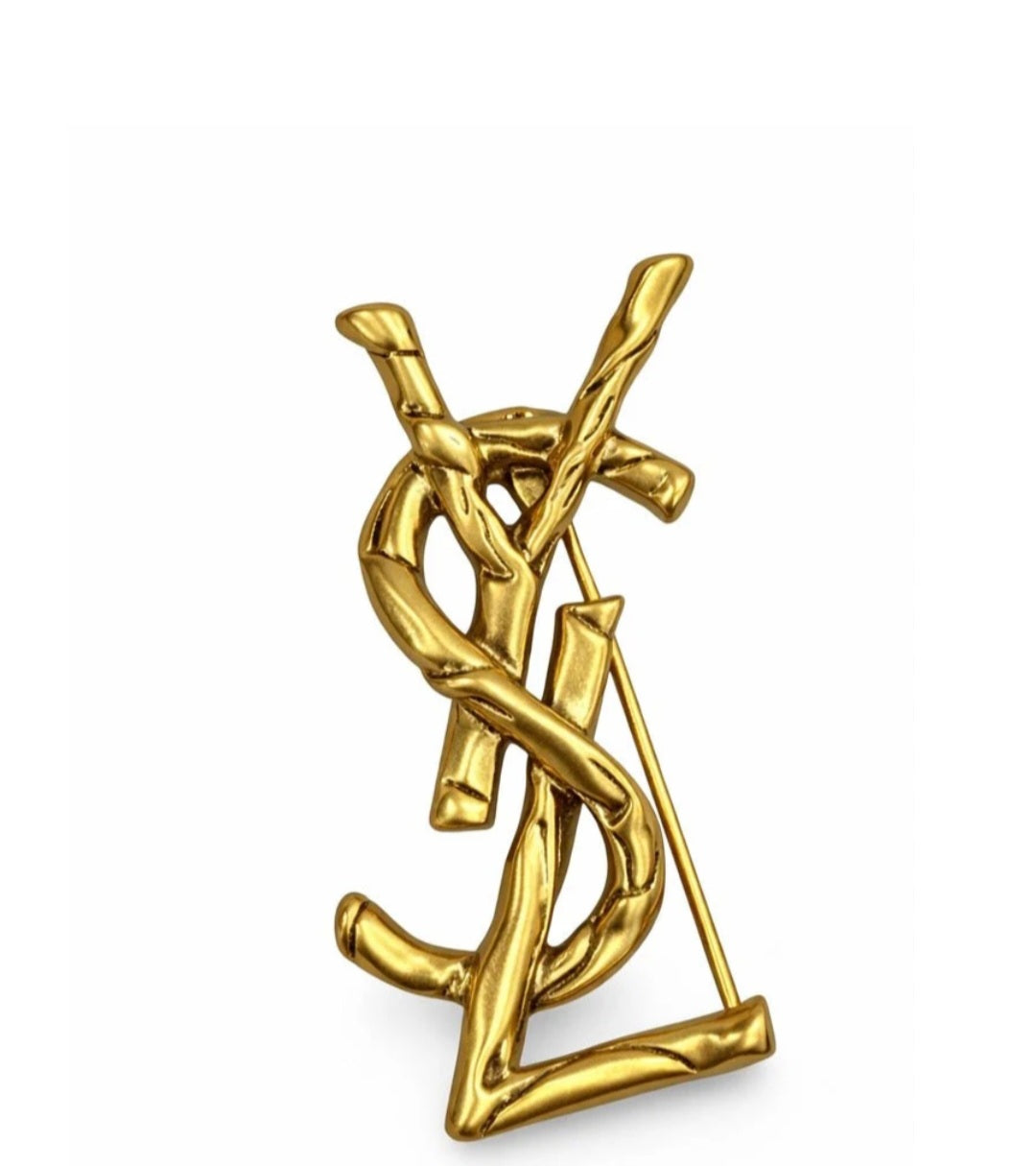 Glams YSL Brooch
