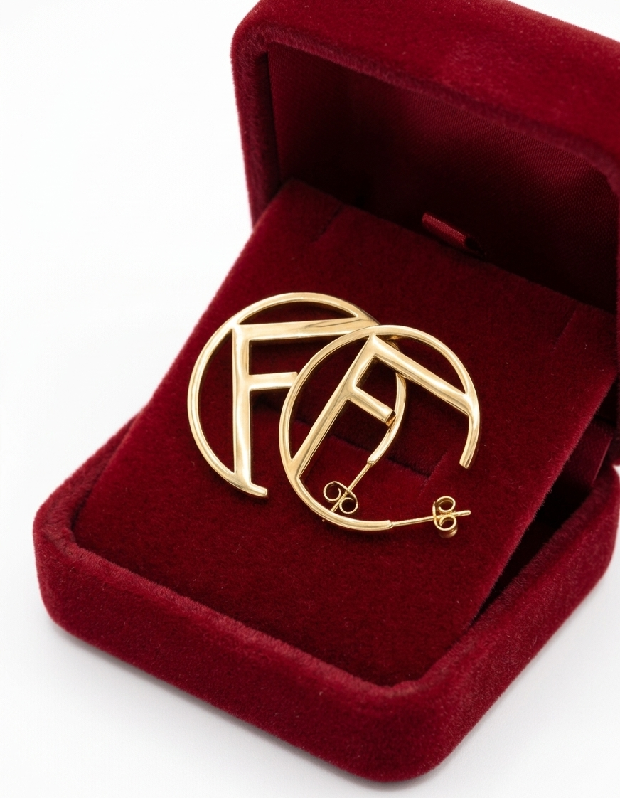 Glams Fendi Hoop
